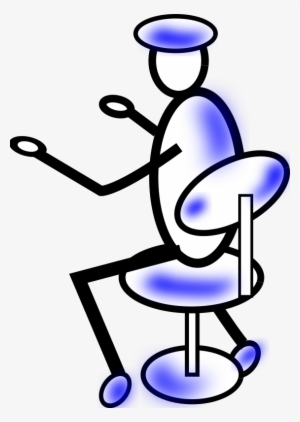 Engineer By Verses Man Working On Computer Only Man - Clip Art #3833821