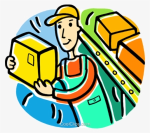 Man Working In A Stockroom Royalty Free Vector Clip - Almoxarifado Png #3834101