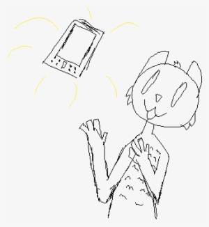 A Wild Drawing Tablet Appeared - Line Art #3834430
