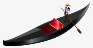 Canoe Clipart Transparent Background - Gondola Png #3835566