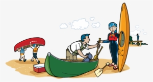 Paddlesports Safety Course - Canoe Instruction Cartoons #3835821