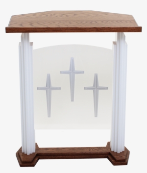 Wood With Acrylic Pulpit 701w Proclaimer - Pulpit #3836259