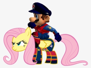 More Like Luigi And Fluttershy By Rainbowmario11 - Fluttershy X Bowser Jr #3836319