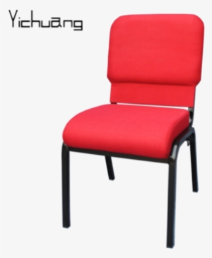 Metal Frame Durable Red Color Church Pulpit Chairs - Chair #3836345