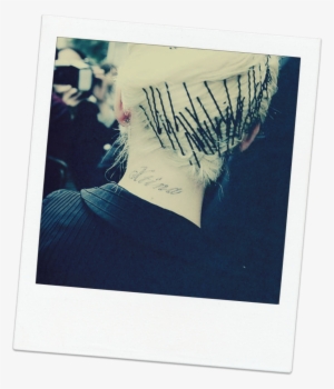 Im Loving This Use Of Black Pins On Platinum Hair I - White Hair Pin Up #3836809