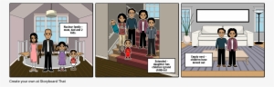 Family Storyboard - Cartoon #3837134