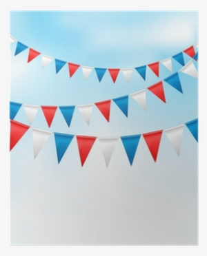 Holiday Background With Birthday Flags - Birthday #3838104