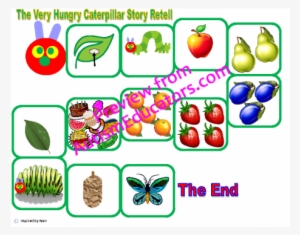 "hungry Caterpillar" Match, Sort, & Sequence For Autism - Sequence #3838777
