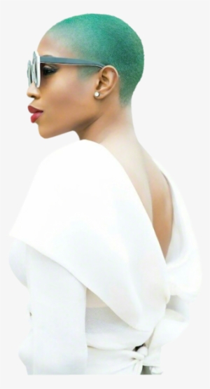 Blk Lady In Wht - Bust #3839631