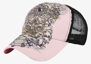 Hand Painted Summer Hot Drilling Baseball Hat #3840073