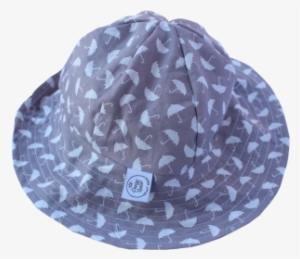 Summer Hat Umbrella Grey - Polka Dot #3840372