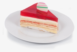 Slice Strawberry Cheese Cake Rp - Cheesecake #3840394