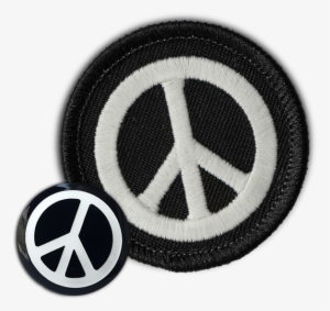 Peace Sign Patch & Pin Combo - Peace Symbols #3840651