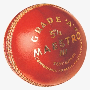 Gm Maestro Grade A Ball - Gunn & Moore Maestro Cricket Ball #3840670