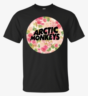 Arctic Monkeys Band Soundwave Logo Flower T Shirt - Domino Records - Arctic Monkeys #3842173