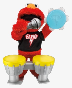 Sesame Street Let's Rock Elmo Plush - Sesame Street Let's Rock! Elmo With Bonus Guitar #3842217