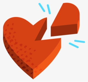 Broken Heart Piece Illustration #3842938