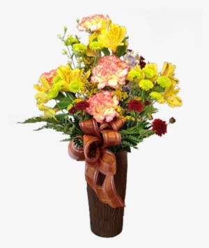 Mixed Vase For Fall - Garden Roses #3843298