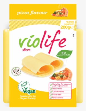 Violife Pizza Flavour Sliced Vegan Cheese (200g) - Violife Vegan Cheese #3843696