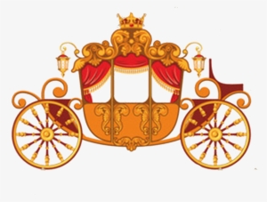 Orange Pumpkin Clipart Vintage - Cartoon Royal Carriage #3843743