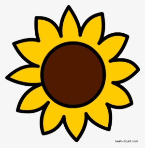 Sun Flower Clip Art - Sun Flowers Outlines #3843790