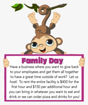 Hanging Baby Monkey Shower Curtain #3844423