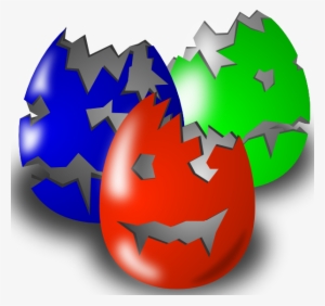 Original Png Clip Art File Scary Easter Eggs Svg Images #3844570