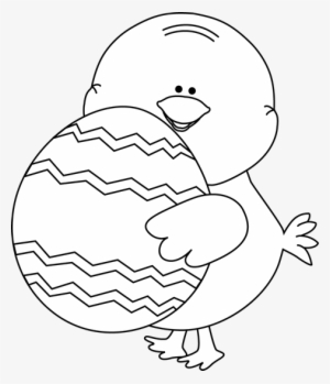 Easter Clipart Black And White Transparent #3844573