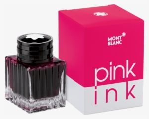 Mon Blanc Pink Ink Ink Bottle 30ml - Montblanc Lucky Orange Special Edition Ink Bottle #3845851