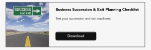 Exit & Succession Planning Horizontal Cta - Cnp Professional #3846396