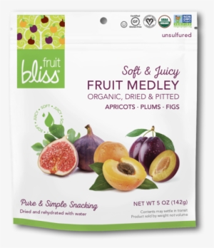 Fruit Bliss Fruit Medley Organic Snacks - Fruit Bliss - Organic Fruit Medley - 5 Oz. #3846799