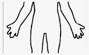 Outline Bodypng Wikipedia - Clipart Human Outline Png #3847204