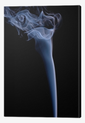 Smoke Or Steam Rising Against A Black Background Canvas - Canvas #3847446