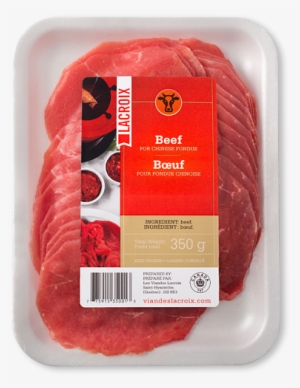 Thinly Sliced Beef - Viandes Lacroix #3847614