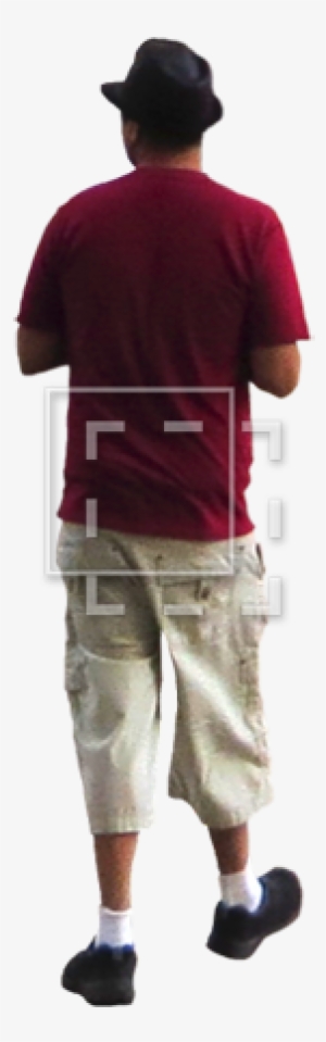 Man Walking Away Backpack - Man #3847648