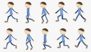 Animation Boy Child Motion Movement Body W - Walking Cartoon Images Png #3847683