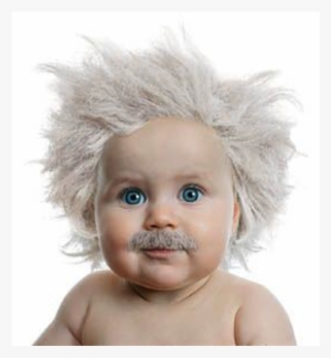 Einstein Hair Png - Baby With Einstein Hair #3848648