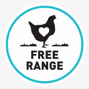 Sourced From Family Farms That Only Practice Sustainable - Free Range Chicken Logo #3848864