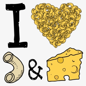 I Heart Mac & Cheese T-shirt - Zach And His Frog #3848865