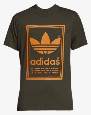 Vintage Adidas T Shirt Brown #3849600