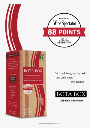 Png - Bota Box Rose, Dry, California - 3 Liters #3850193