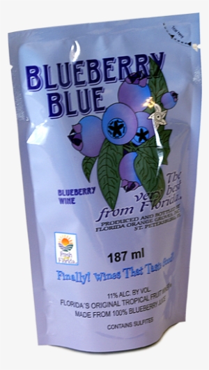 Single Serving Blueberry Wine Pouch - Blueberry #3851311