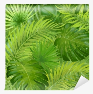 Tropical Palm Leaves, Jungle Leaf Seamless Vector Floral - Liście Dzungla #3851377