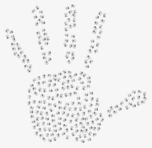 This Free Icons Png Design Of Prismatic Handprint Fractal #3851773