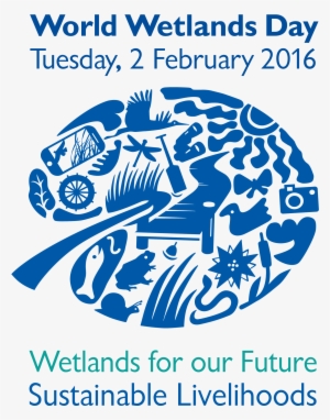 Wwd16 Logo Verti - World Wetlands Day Logo #3851889