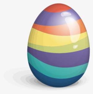 Colorful Easter Eggs Photos Png Images - Rainbow Easter Egg Transparent #3852252