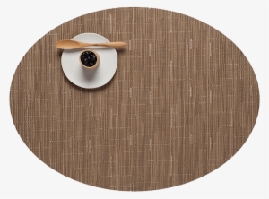 Table Bamboo Camel Oval Copy-mi - Chilewich - Bamboo Round Placemat - Dune #3852665