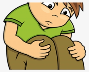 Sad Boy Clipart - Clip Art #3853176