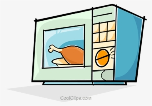 Microwave Oven Cooking Food Royalty Free Vector Clip - Microwave Clipart Png #3854313