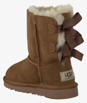 Cognac Ugg Fur Boots Bailey Bow - Boot #3854314